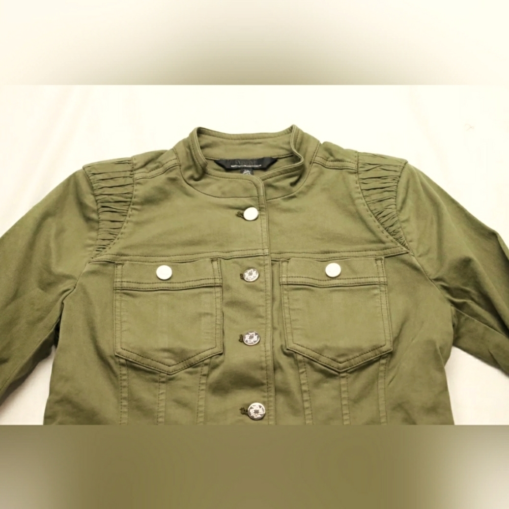 NEW-White House Black Market Women's Corset Seamed Jacket